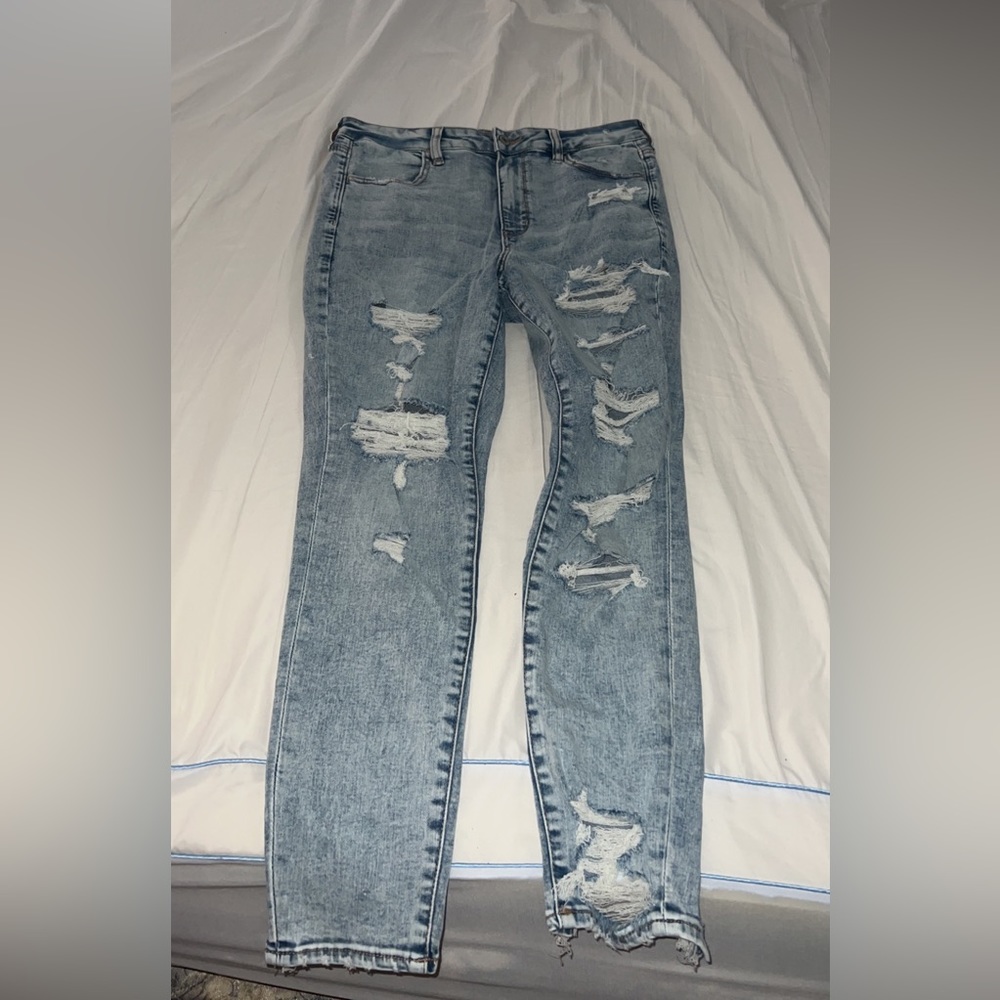 American Eagle ripped jeans
